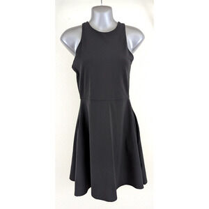 Athleta sz S Conscious Dress knit sleeveless tank stretch charcoal black 1003